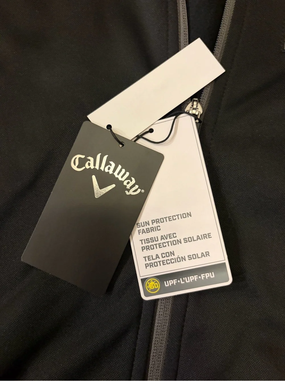 Callaway Black Full-Zip Hooded Performance Jacket